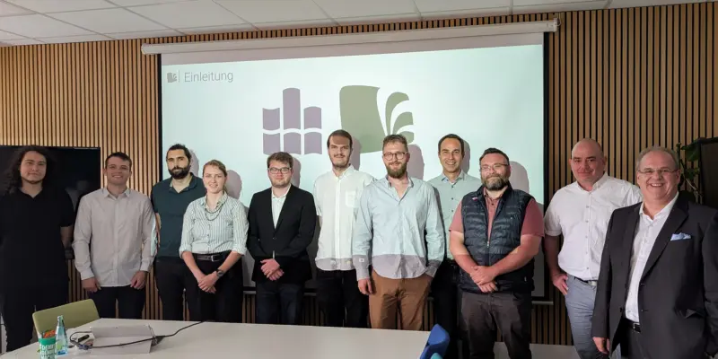 Die Teilnehmer am Forschungsprojekt der Hochschule Mittweida