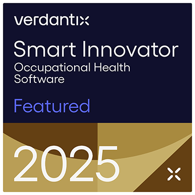Auszeichnung von Verdantix als Smart Innovator Occupational Health Software.