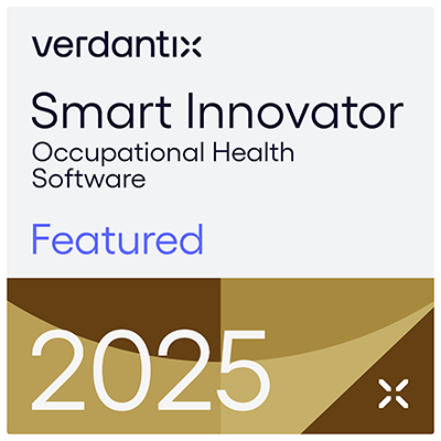 Auszeichnung von Verdantix als Smart Innovator Occupational Health Software.
