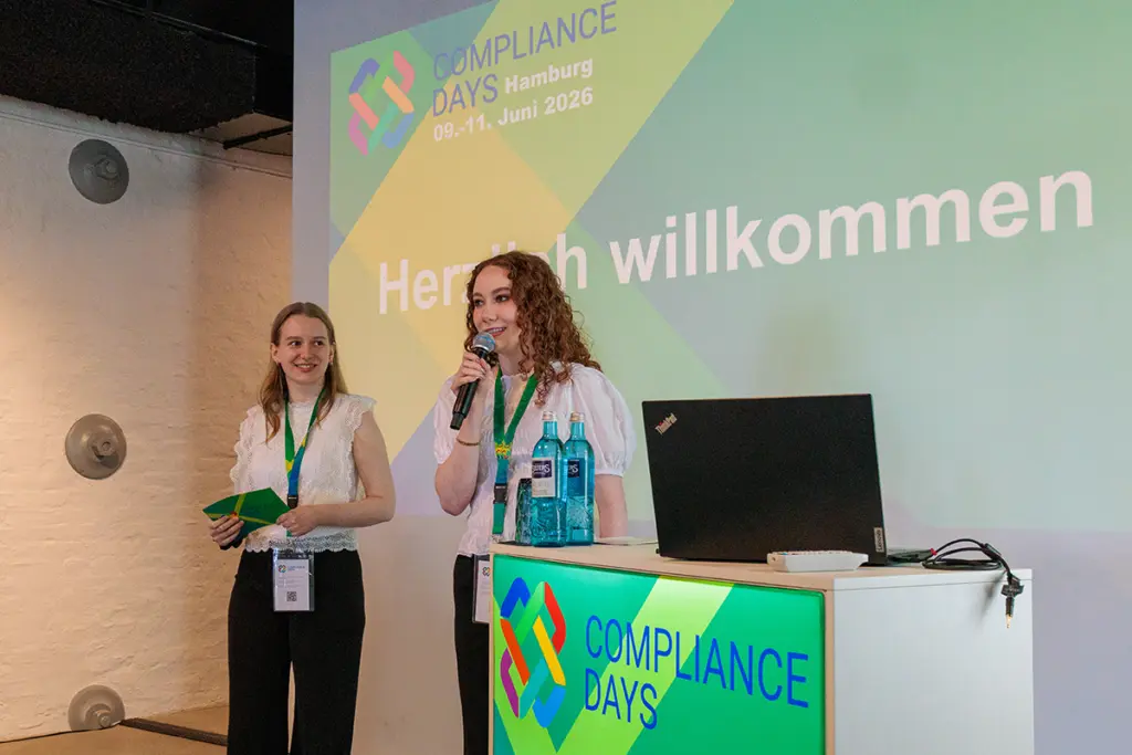 Eröffnung Compliance Days 2026 in Hamburg.