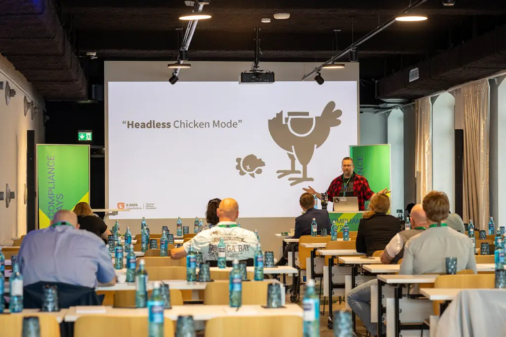 Best-Practice-Vortrag von G DATA CyberDefense AG auf den Compliance Days 2026 in Hamburg